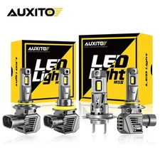 AUXITO 9005 LED Headlight Super Bright Bulbs Kit White 44000LM High/Low Beam H11