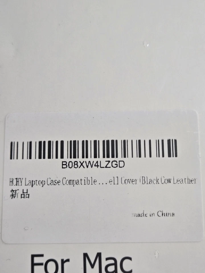 Funda rígida de cuero negra MacBook nueva Pro 13" sellada de fábrica Foto 4 de 4