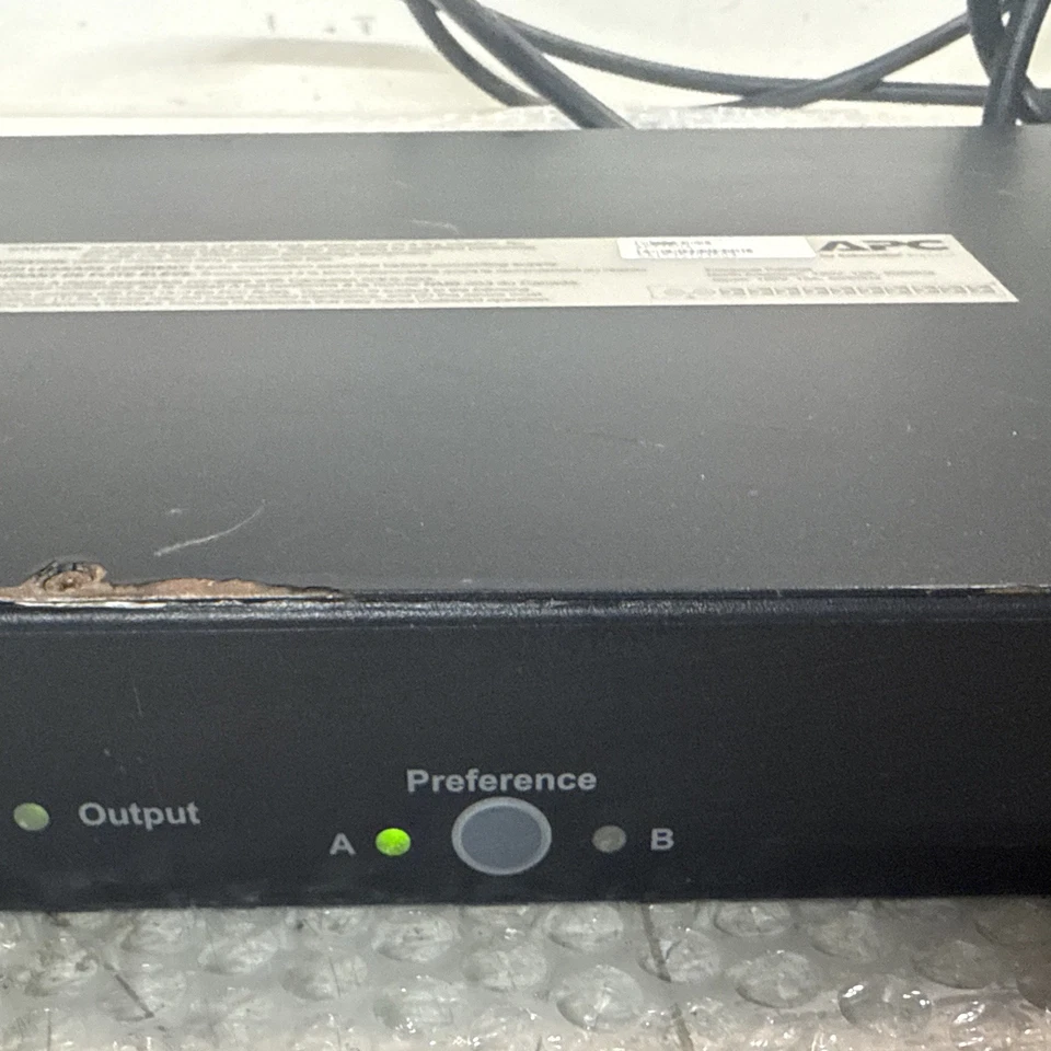 APC AP7750A Automatic Transfer Switch - Black (AP7750A) - Image 3 of 4