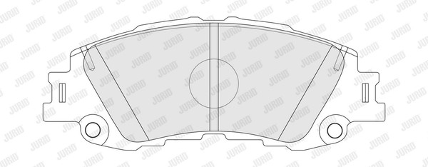 Jurid Bremsbelagsatz BremsklöTze FüR Toyota Yaris P21 PA1 PH1-image
