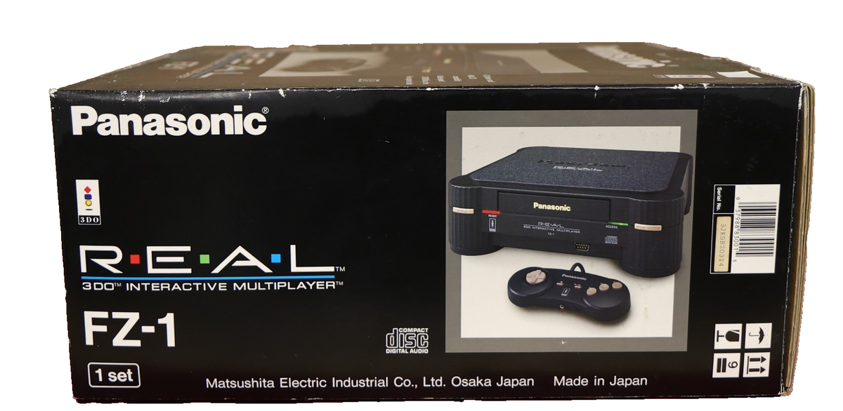 Panasonic FZ-1 R.E.A.L. 3DO Black Console for sale online | eBay