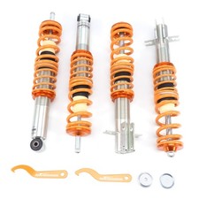 Coilovers Lowering Coils Kit For Vw Rabbit Golf Jetta Scirocco Mk1 Mk2 1975-1989