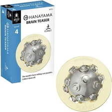 BePuzzled |Planet Hanayama Cast Metal Brain Teaser Puzzle Level 4... 