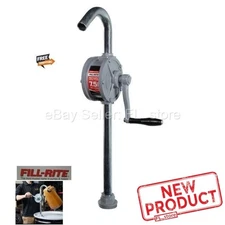 Rotary Drum Barrel Pump 55 Gallon Transfer Liquid Cast Iron Fuel Water Oil NEW