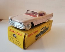 DINKY TOYS CHRYSLER SARATOGA D'ORIGINE ROSE 1/43 PROCHE DU NEUF  + BO 