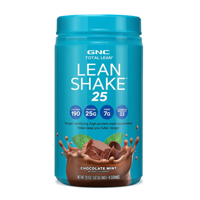 2 Pack, GNC Total Lean Lean Shake  25 - Chocolate Mint (16 Servings)