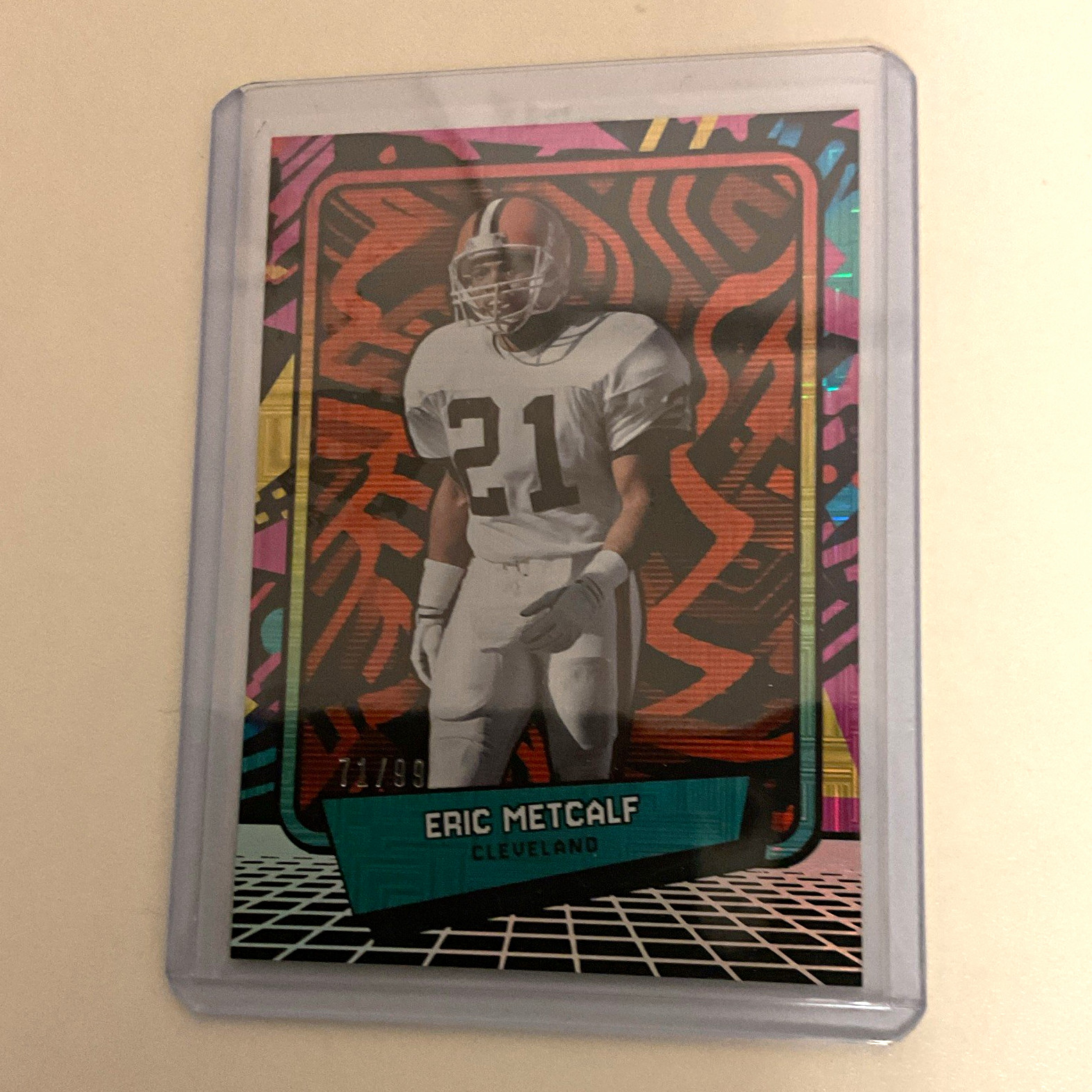 Panini 2026 90s Pop Culture Eric Metcalf Cleveland Browns #37 37/99