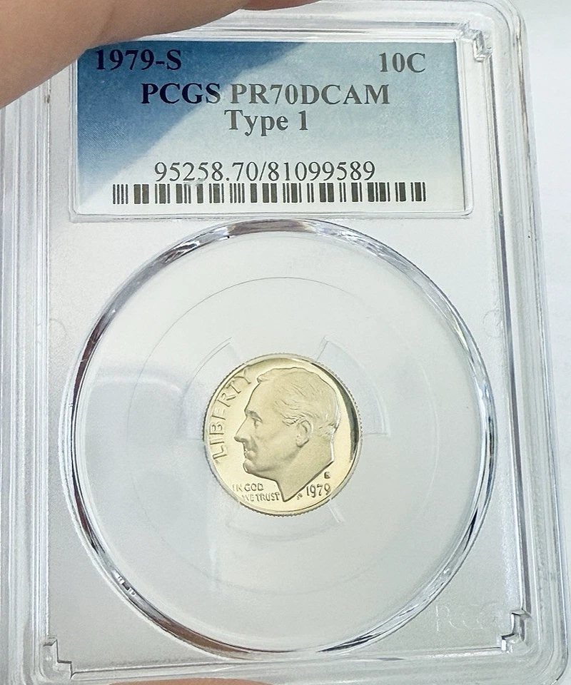 1979-S PERFECT PROOF Roosevelt US 10c ~ PCGS PR70 DCAM ~ Nice! - Image 4 of 4