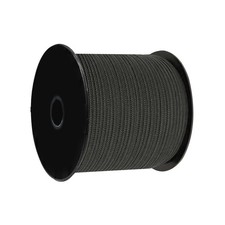 Strong 2mm Paracord 100ft 200ft, Outdoor Survival Gear, Fishing, Black