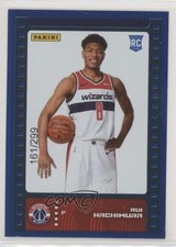 2019 Panini Sticker & Card Collection Blue /299 Rui Hachimura #88 Rookie RC 1u6. rookie card picture