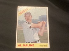 1966 Topps Al Kaline #410 HOF - EX+ - Lite Corner Wear - No Creases - Dead Cente
