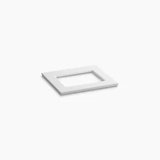 Kohler 5455-S33 - 25" vanity top with single Verticyl rectangular cutout - White