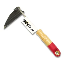 KUISUN Japanese Weeding Sickle Nejiri Gama - Compact Hand Hoe for Weed Removal