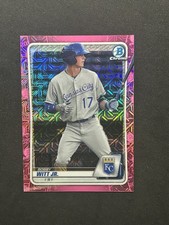 2020 BOWMAN CHROME MEGA BOBBY WITT JR PINK MOJO SP PARALLEL PROSPECT /199 