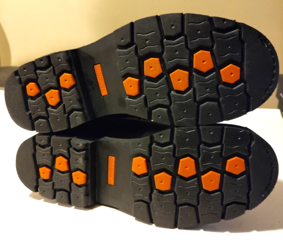 NEW HARLEY-DAVIDSON Men's 8.5 M Electron Black Leather Motorcycle Boots D96017 - Image 4 of 4