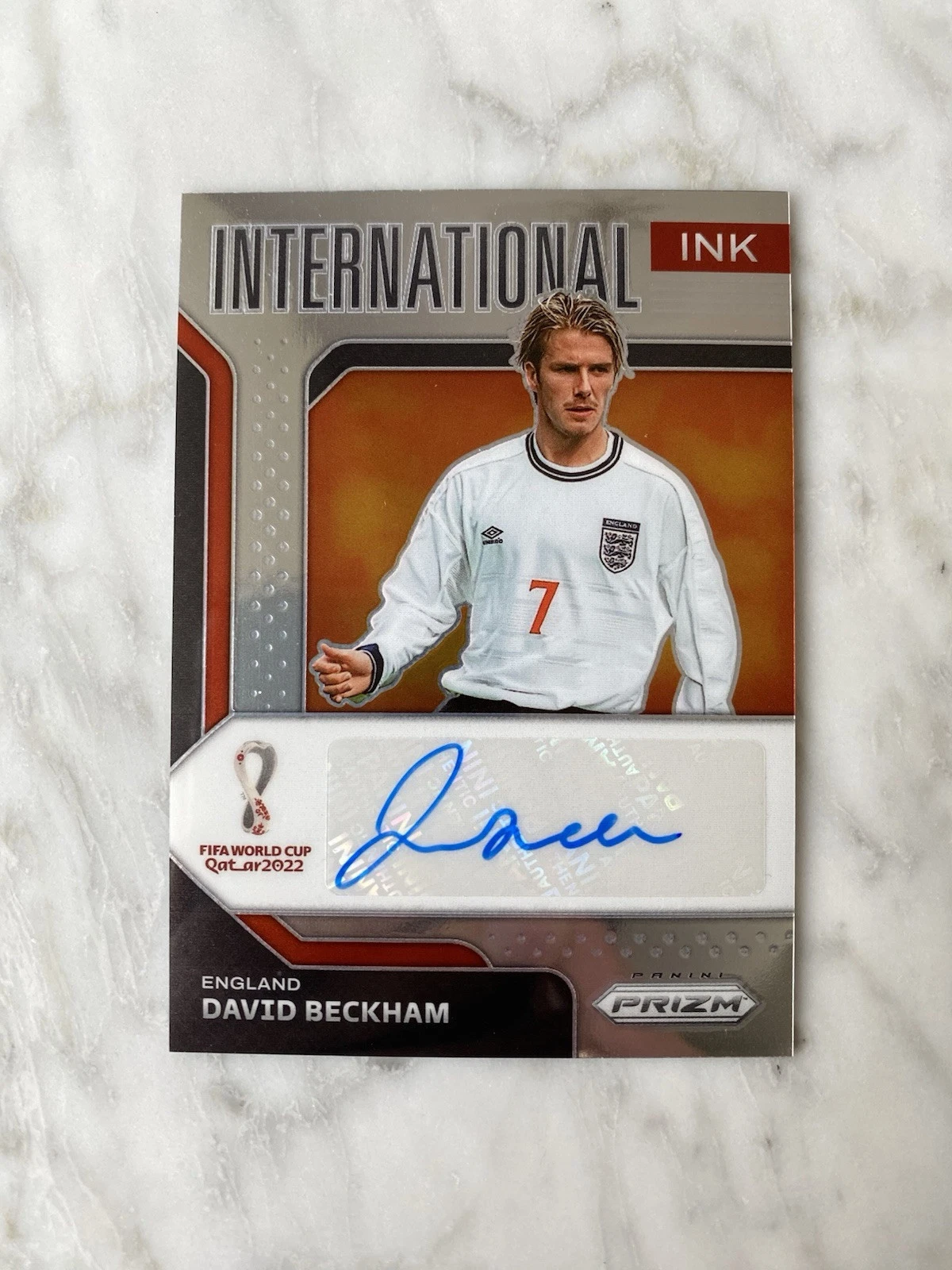 David Beckham trading card