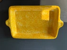 14 x 10 Oblong Stangl Caughley Yellow Baking Dish Town & Country Spongewear