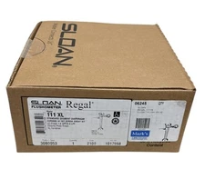 Sloan Regal Flushometer 111 XL 1.6GPF Chrome XL Variation