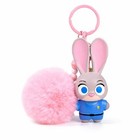 Disney Zootopia Judy Rabbit Police Doll Keychain Schoolbag Pendant Kids Gift — photo 2