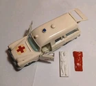 1967 Lesney Matchbox Mercedes Benz King Size K-6 Ambulance W/ Patient & Blanket