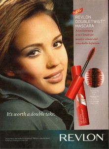 2009 Print Ad Revlon Jessica Alba Doublewist Mascara 071013 Ebay