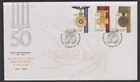 AUSTRALIA 2025 HONOURS SYSTEM 50th Anniv. set of 3 V F Used on FDC - In stock