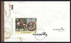 ART, Painting JEAN-PAUL RIOPELLE = Official FDC with Souvenir Sheet Canada 2003