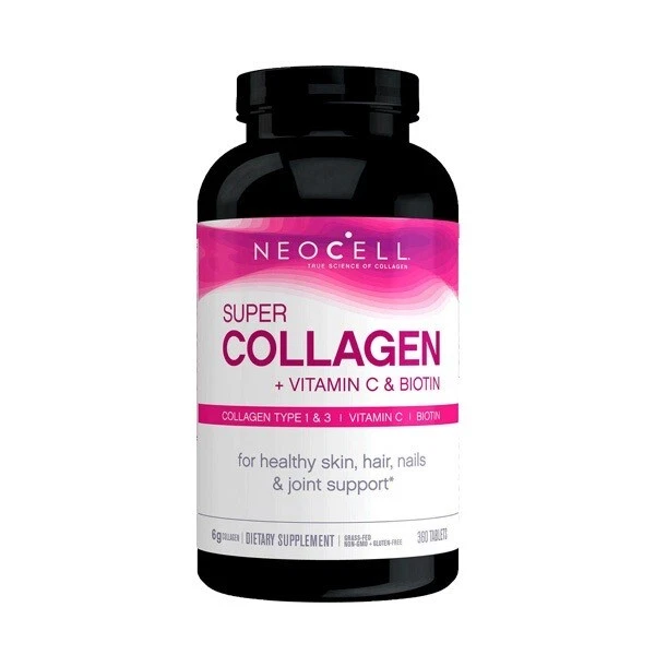 NEOCELL SUPER COLÁGENO TIPO I Y III + Vitamina C y Biotina 360 Comprimidos  Foto 4 de 4