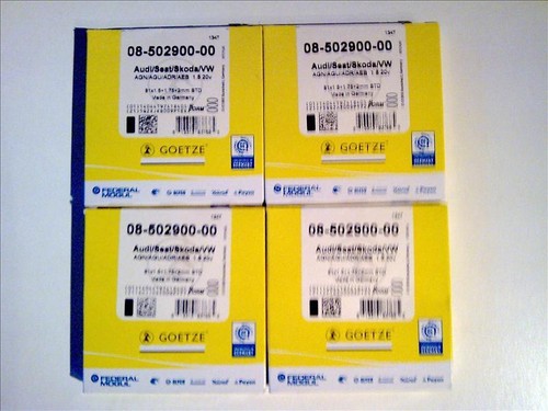 4 Satz beschichtete Götze Kolbenringe 1,8T 20V AEB AGU BEX AGN ANB ADR bis 180PS - Bild 4 von 10