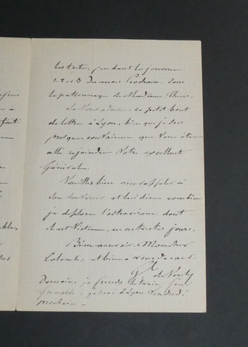 Julius von Verdy du Vernois, General - SIGNED AUTOGRAPH LETTER, 3 pages, 1879 - Picture 3 of 7