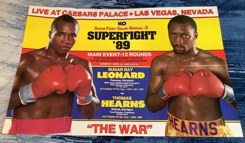 KO Magazine presenta Super Fight Color Special #3 LEONARD VS HEARNS 22x32 poster - Foto 4 di 6