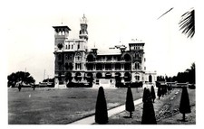 Vintage Postcard Alexandria The Montaza Palace Egypt Street View-J2-7