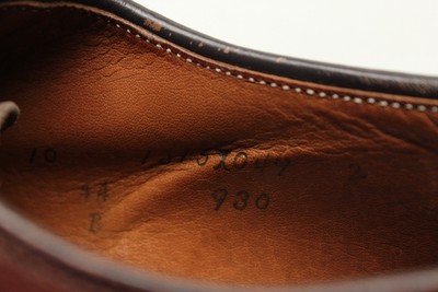 Alden 930 Plain Toe Blucher Shoe