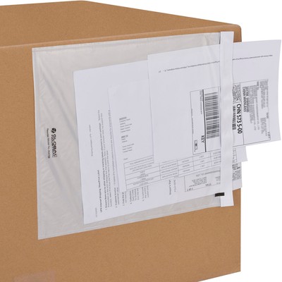 Global Industrial Packing List Envelopes 12''L x 10''W Clear 500/Pack