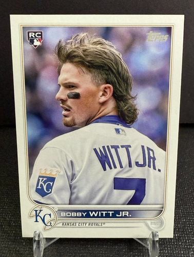 2022 Topps Update BOBBY WITT JR RC Rookie SP Shortprint Image Variation