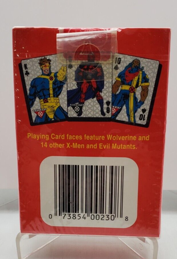 X-MENトランプ 1993 Marvel X-men Playing Cards Sticker Wolverine Gambit Magneto