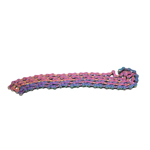 Catena Bici 6 7 8 Velocità Antiruggine Colorata Arcobaleno Placcatura Catena - Foto 22 di 23