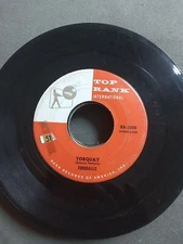Fireballs 45 Torquay / Cry Baby Top Rank 1959 surf rock VG