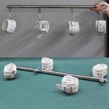 Binding Spreader Bar Handcuffs Ankle Cuffs Open Leg Restraint Set Slaves