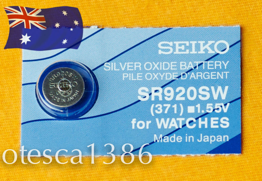 SR920SW (371) Seiko Battery, Brand New, MADE IN JAPAN | eBay SR920SW (371) Seiko Battery, Brand New, MADE IN JAPAN | eBay