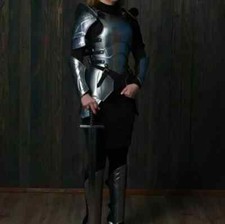 Medieval Female Full Armor Set Lady Larp Queen of the war Armor Costume Cosplay