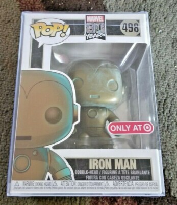 Funko Pop! Marvel 80th - Iron Man (Patina) #498 Target Exclusive