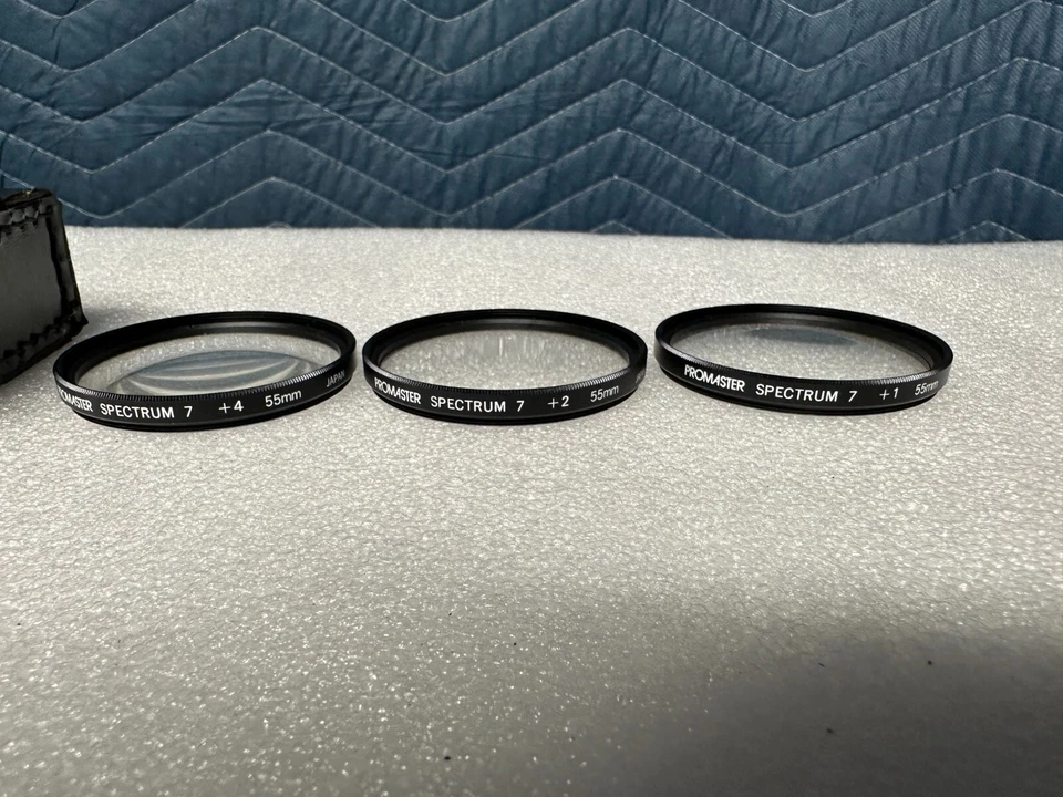 Promaster Spectrum 7 +4, +2, +1 55mm Close Up Filter Set of 3 Free Shipping - Image 2 of 2