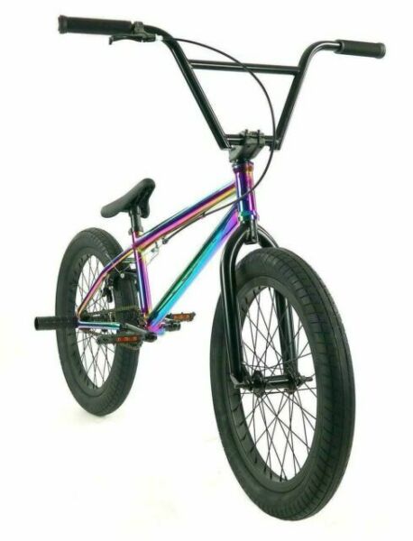 Elite Bmx Destro Inch Freestyle Bike Neo Chrome For Sale Online Ebay