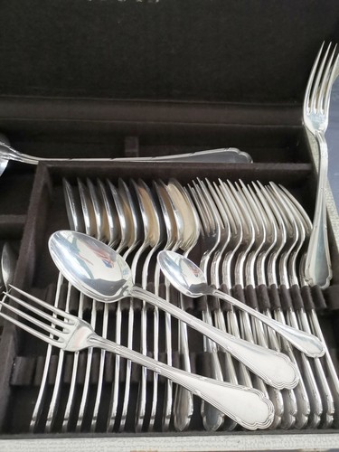 Ercuis Trianon Housewife 37 Piece Silver Metal Excellent Condition - Picture 17 of 18