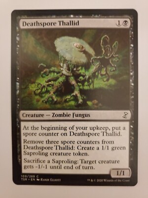 MTG Magic The Gathering Card Deathspore Thallid Creature Zombie Fungus  Black | eBay