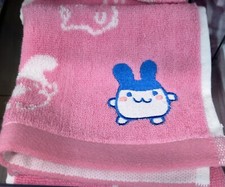 Tamagotchi Cotton Hand Towel Mimicchi 25 x 25cm Game Character New Japan