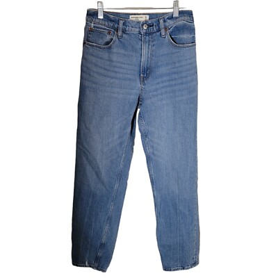 Abercrombie Fitch High Rise Mom Jeans Women's Size 26 Blue