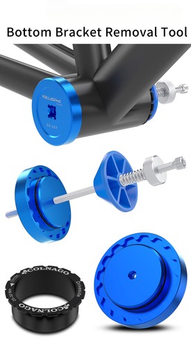 Kit de herramientas de extracción de pedalier para bicicleta soporte inferior taza herramientas auxiliares - Imagen 10 de 16
