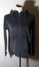 ATHLETA Gray Full Zip Drawstring Hooded Sweat...